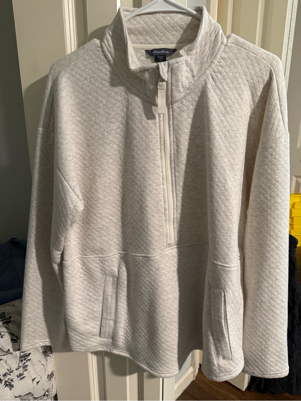 Eddie Bauer 1/4 zip crew neck